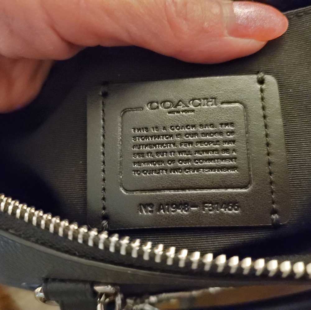 Coach Black Leather Satchel - Picture 10 of 10